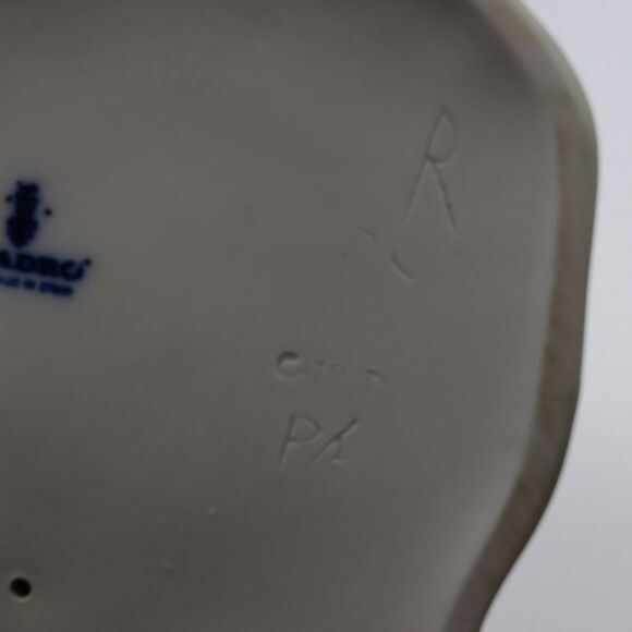 Lladro Vintage Girl With Geese Porcelain Figurine 12” Umbrella Spain Collectible - Picture 15 of 16